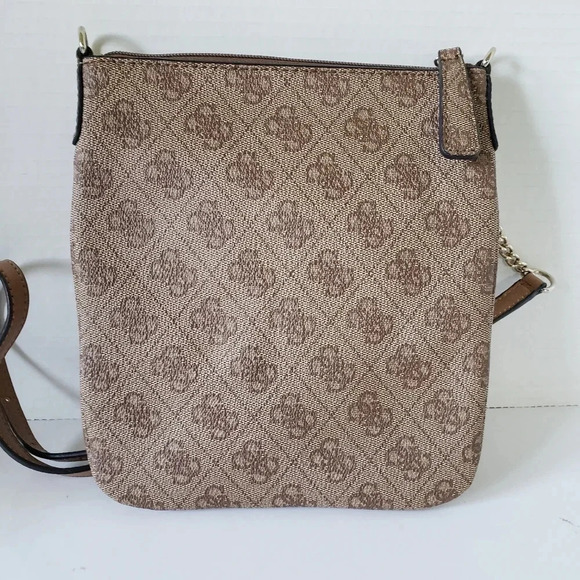 Guess Slater  Brown Mini Womans Crossbody Bag. - Picture 2 of 10